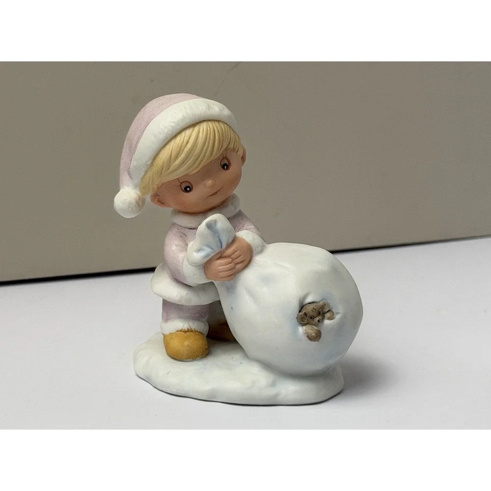 Christmas HOMCO Set of 3 CHILDREN Porcelain Figurines #5613